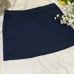 J Crew Navy Blue Skirt